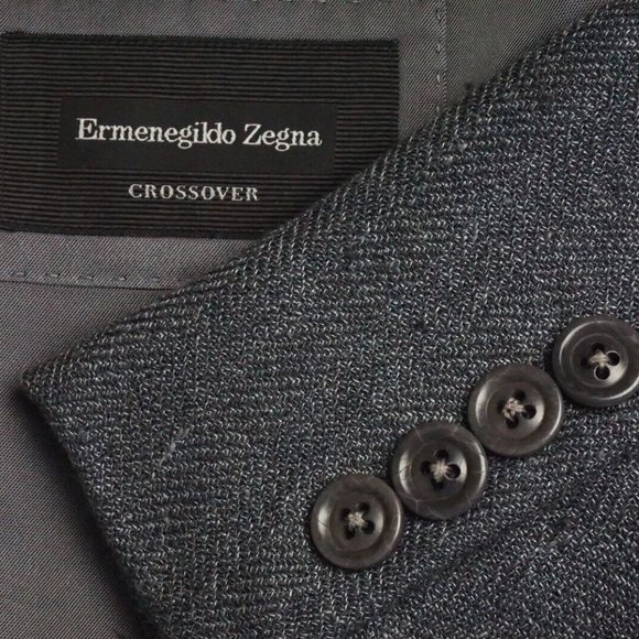 Ermenegildo Zegna Crossover Milano Silk Linen Wool CURRENT Sport Coat 44L